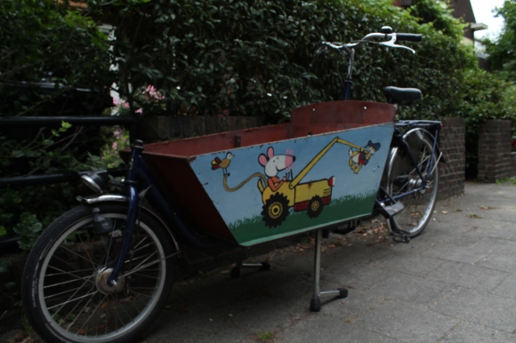 School transport- you put the kids in the wheelbarrow